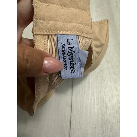 LE MYSTERE‎ Rennaisance Carina Convertible Bra Underwire Sz 38D Nude - Picture 4 of 5